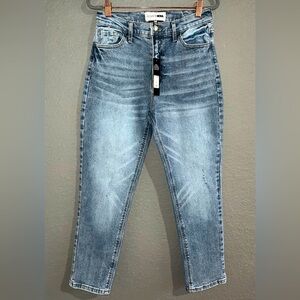 90’s High-rise Medium-wash Mom Jeans